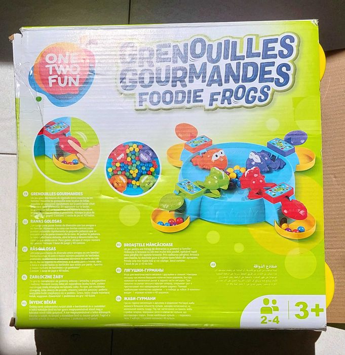 Jogo dos sapos traga bolas
