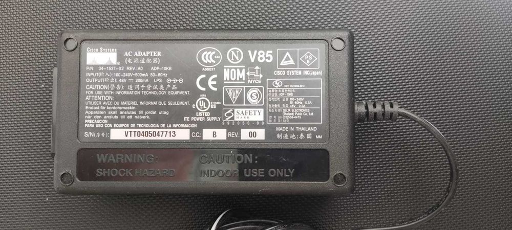 Cisco Phones 7911, 7912, 7961 and 48V Power Adapters64409419260417123