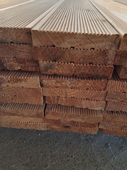 Deska tarasowa  Modrzew gr, 22mm i 28 mm x 150 mm
