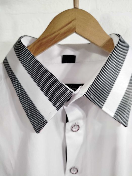 Elegancka męska 41 koszula Slim Fit Brighton  176/182 jak nowa