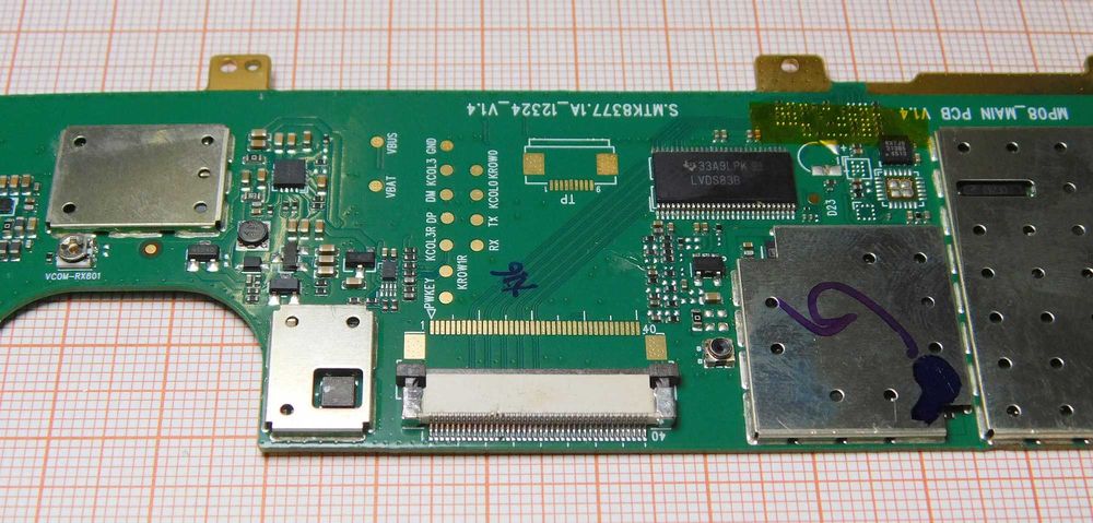 Moduł pozłacany tablet S.MTK8377.1A odzysk [K7]5