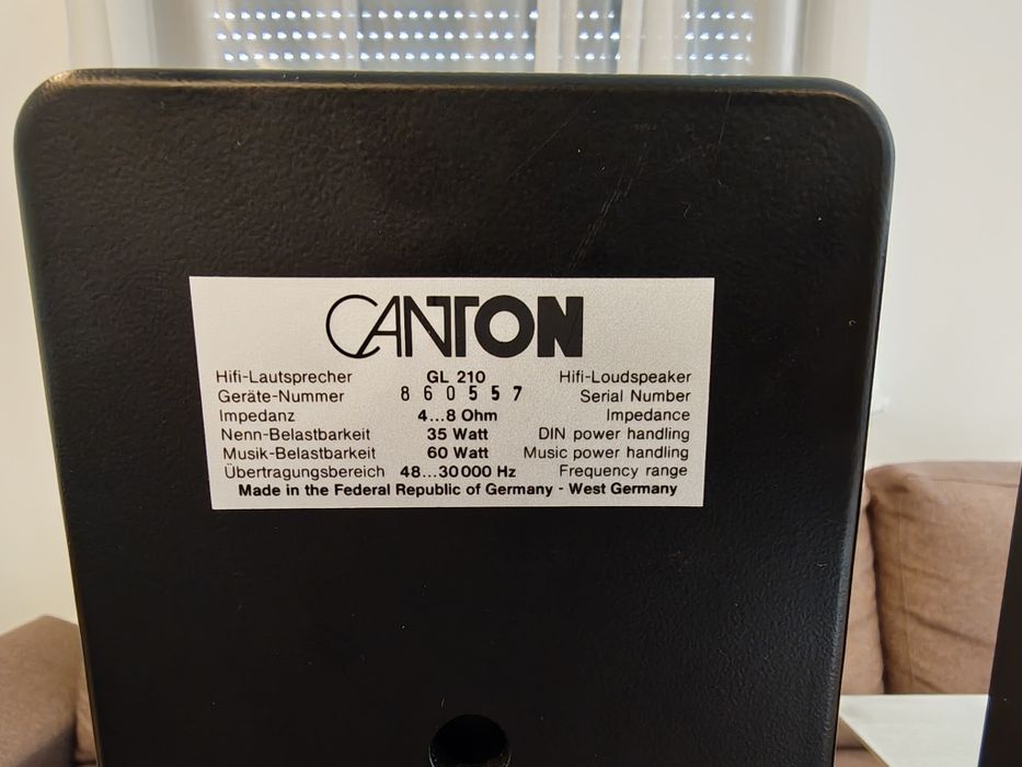 Canton GL 210 kolumny