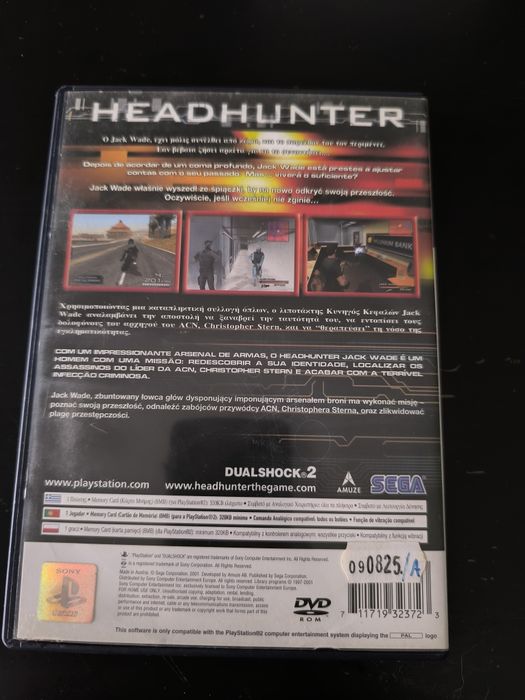 Jogo PlayStation 2  HEADHUNTER