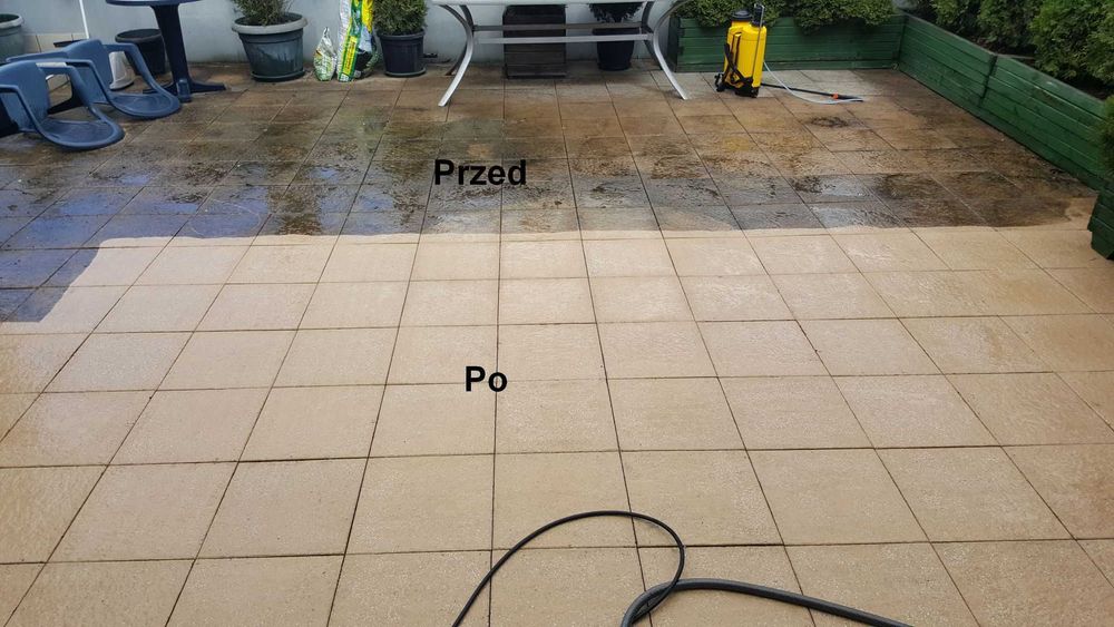 Mycie elewacji, kostki, dachów i tarasów - tanio