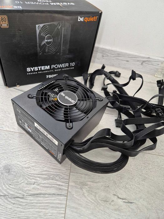 тихий свіжий блок живлення 750W be quiet! System Power 10. (Bronze)