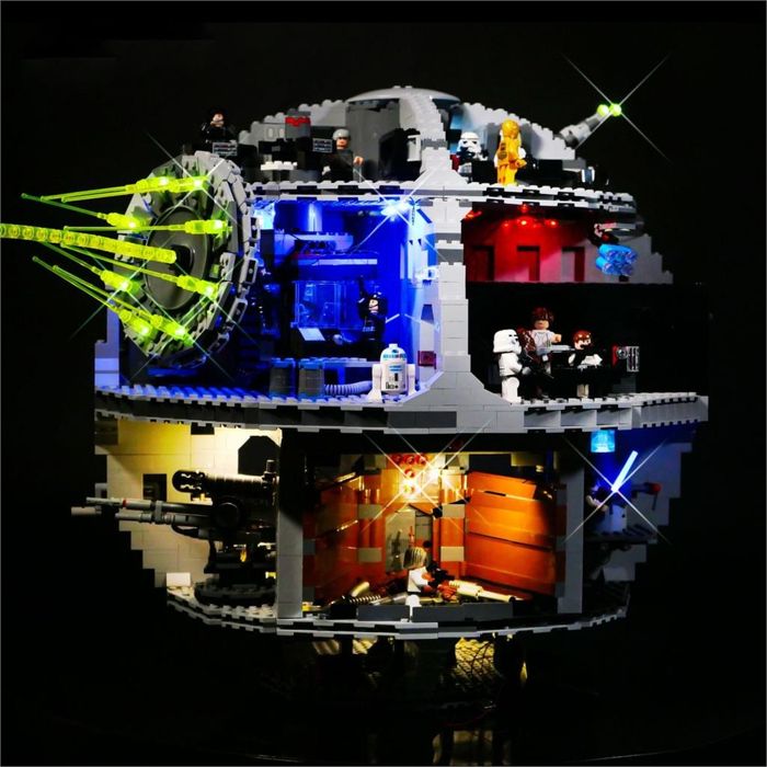 Lego 10188 Gwiazda Śmierci, figurki, zestaw led
