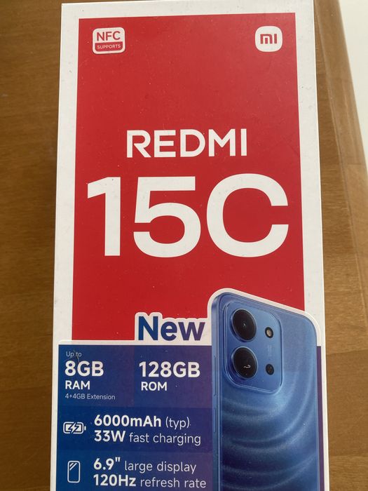 Telefon nowy Redmi 15C , nowy  Hiaomi Hyper OS