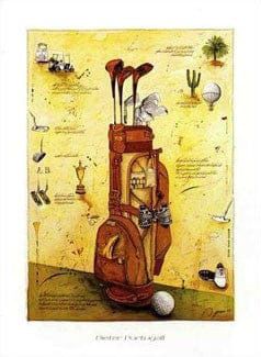 Impressão de Pôster da Arte do Golf - Verkerke  1997