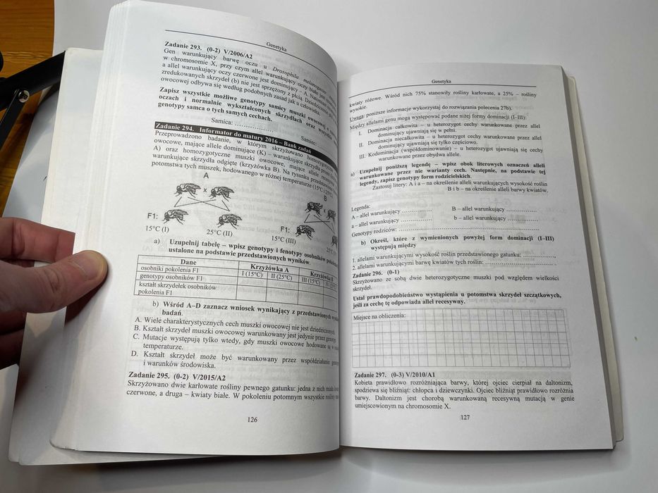 BIOLOGIA 1, 2, 3 zbiór zadań wraz z odpowiedziami