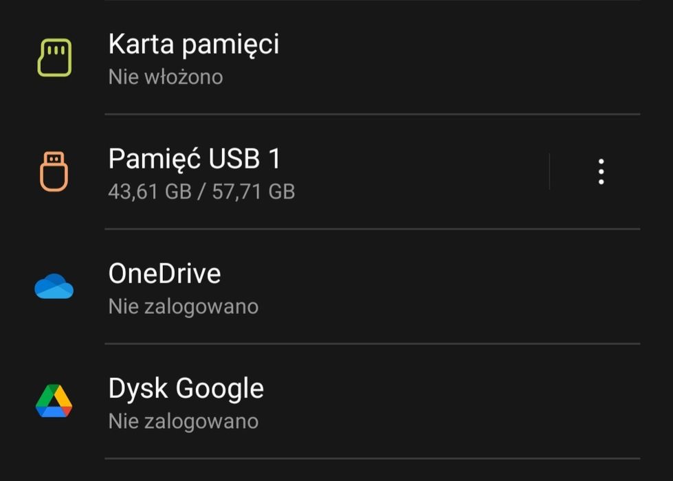 PenDrive 64GB przygotowany dla retro konsoli Amigi 500 mini.
