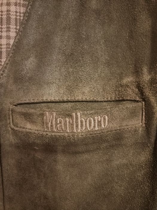 Kamizelka skórzana Marlboro