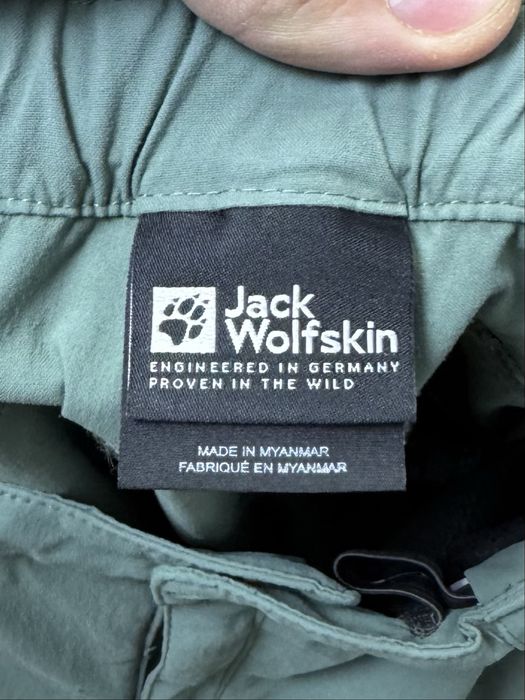 Jack Wolfskin штаны 152 см 11-12 лет подростковые трекинговые на манжетах
