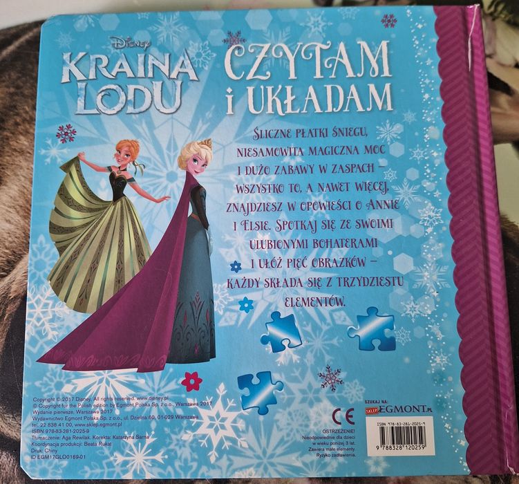 Czytam i układam, Kraina Lodu Disney