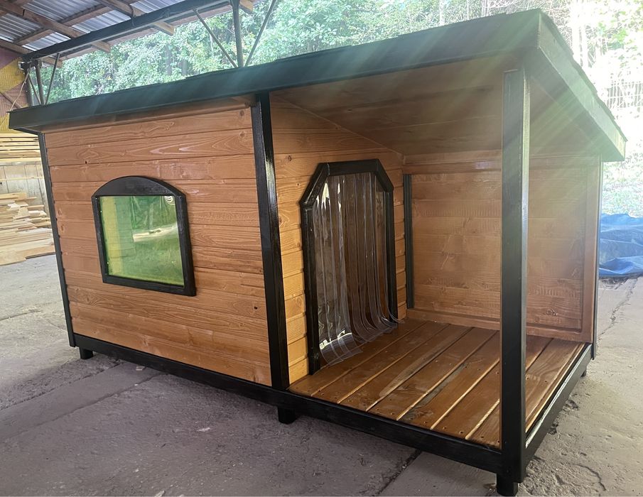 Утеплена будка для собаки буда собача велика собакам