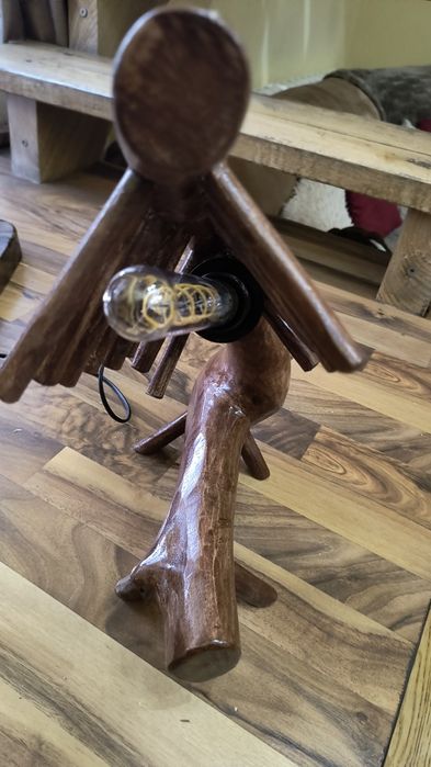 Lampa drewniana Nocna
