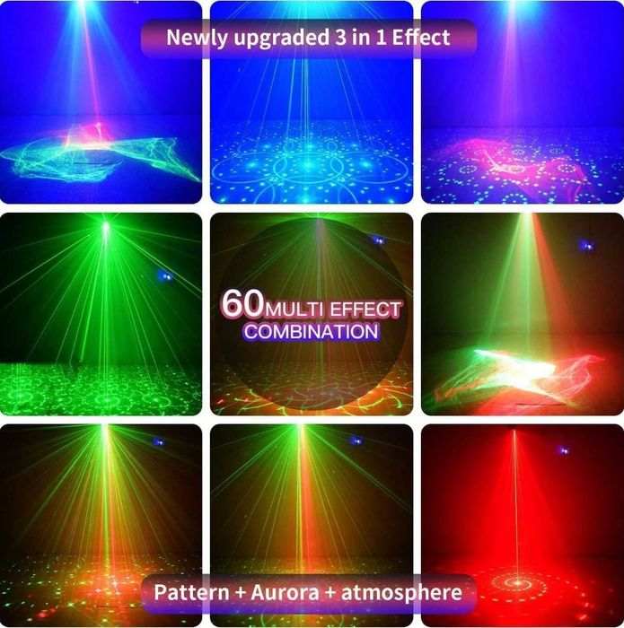 Lampa dyskotekowa stroboskopowa idealna dla DJ-ów i imprez