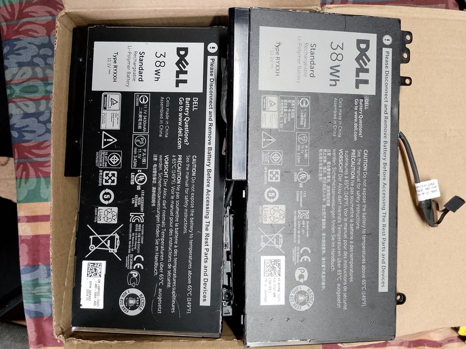 Pakiet 20szt oryginalnych baterii Dell RYXXH Latitude E5450