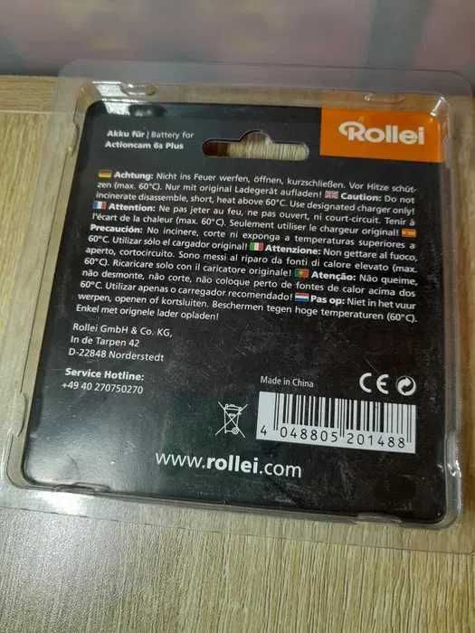BATERIA Rollei Actioncam 6s Plus Akumulator Totalna Wyprzedaż !! !!