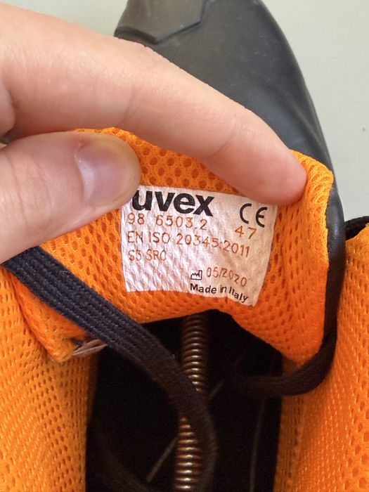 Рабочие Ботинки UVEX 2 S3 SRC Leather 47(31cm) Atlas Strauss