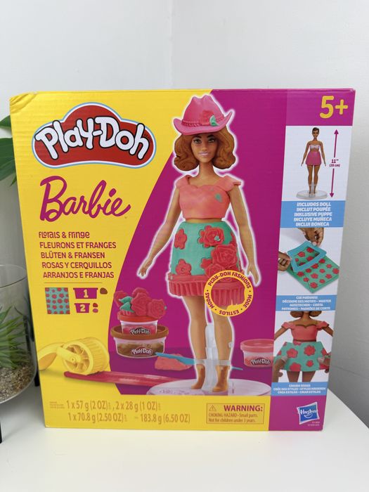 Набір barbie +play doh лялька барбі оригинал запечатна