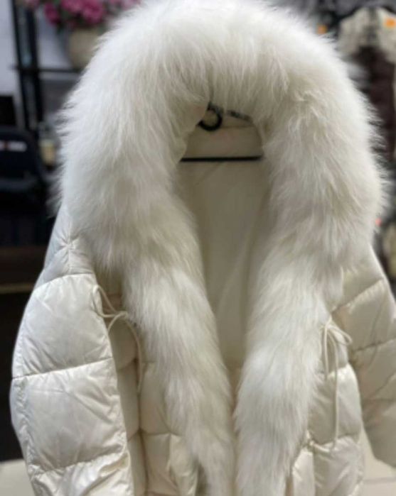 Kurtka puchowa zimowa nowa kolekcja lisy