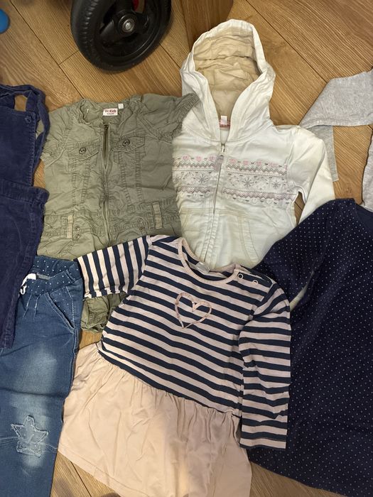 Paka ubrań zestaw dziewczynka 92-98