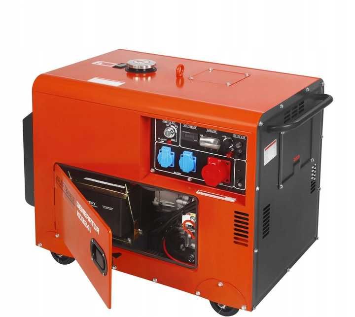 Agregat Prądotwórczy 230V/400V 7kW 16KM Diesel ATS Generator 3Fazowy