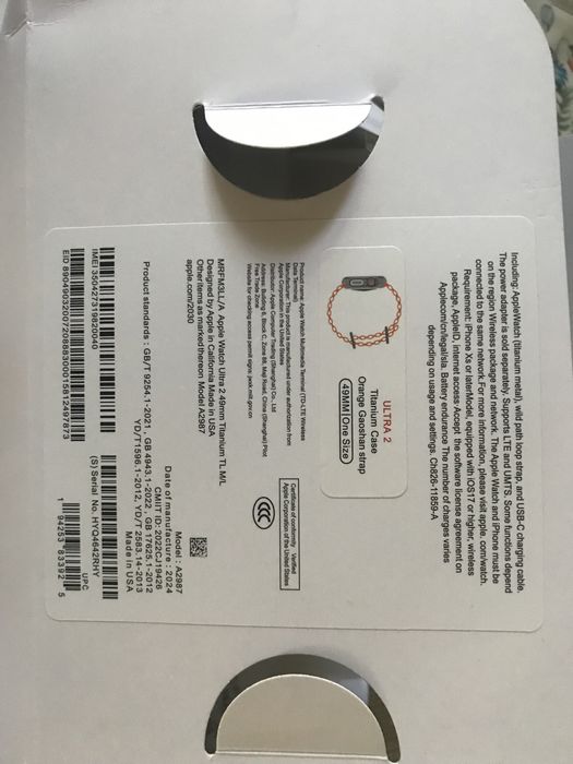 Aple watch s9 ultra