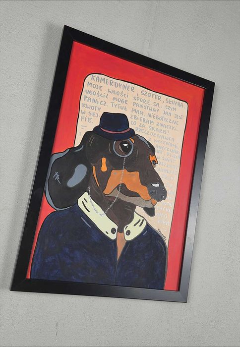 Obraz / Grafika - Jamnik Milord - A3