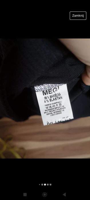 Przepiękna nowa granatowa bluza megi na S M L