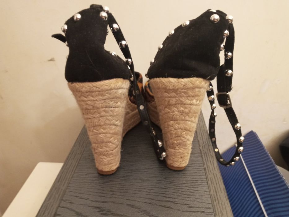 Beżowe brązowe buty Dee Zee r 38 obcas 12 cm