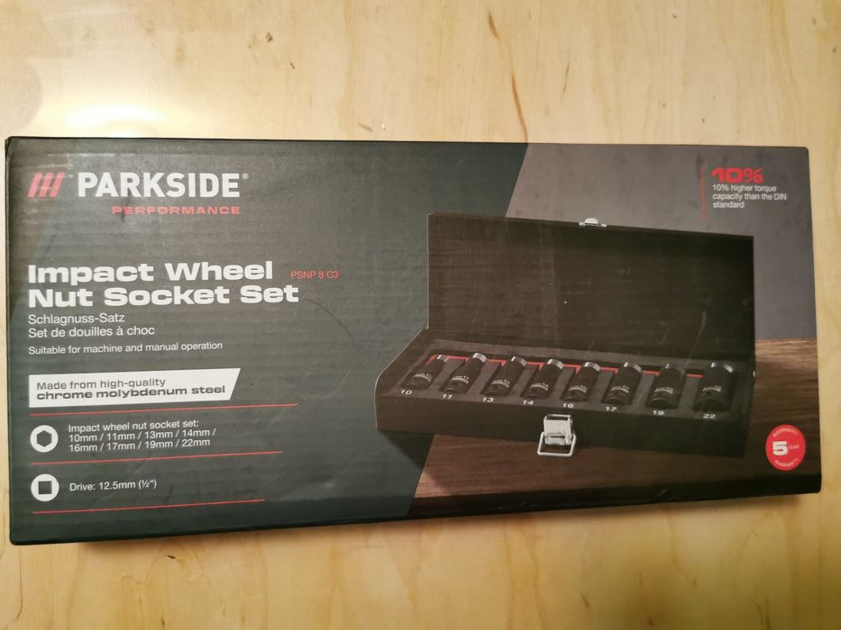 Zestaw nasadek udarowych Parkside  1/2 cala