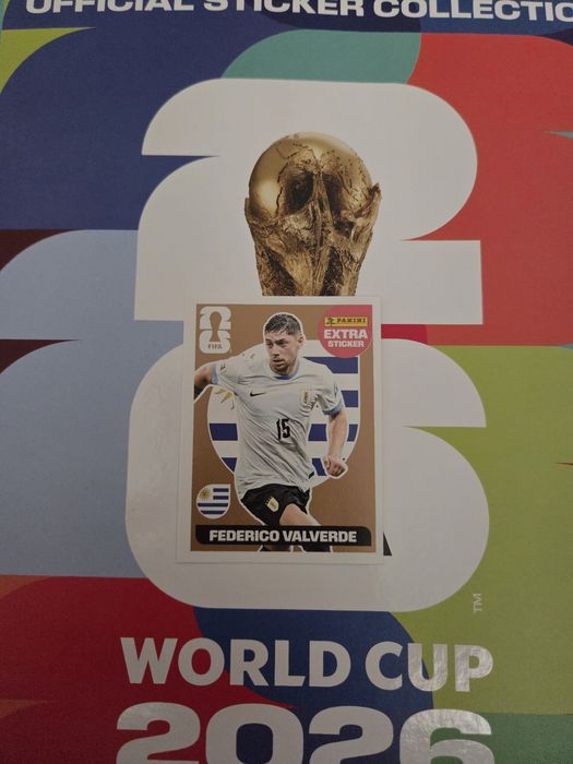 Cromo bronze Valverde Mundial 2026
