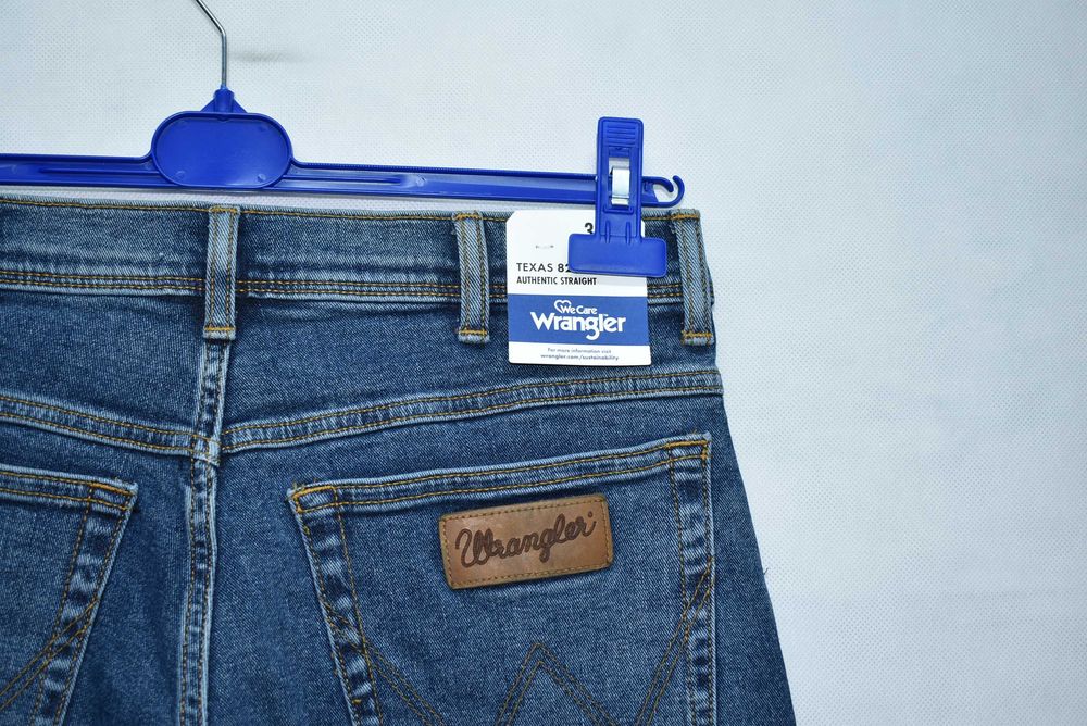 Wrangler Texas Stretch Spodnie Jeansy 33x32 Nowe