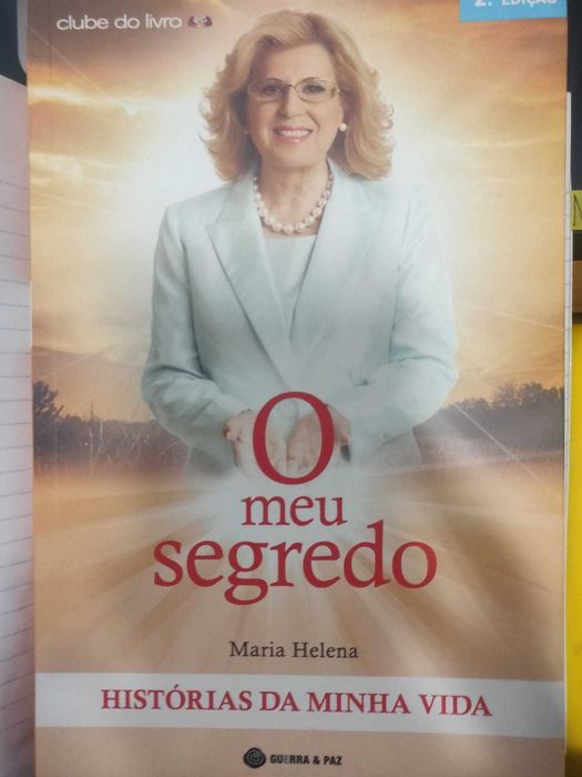 Livro O meu segredo Maria Helena