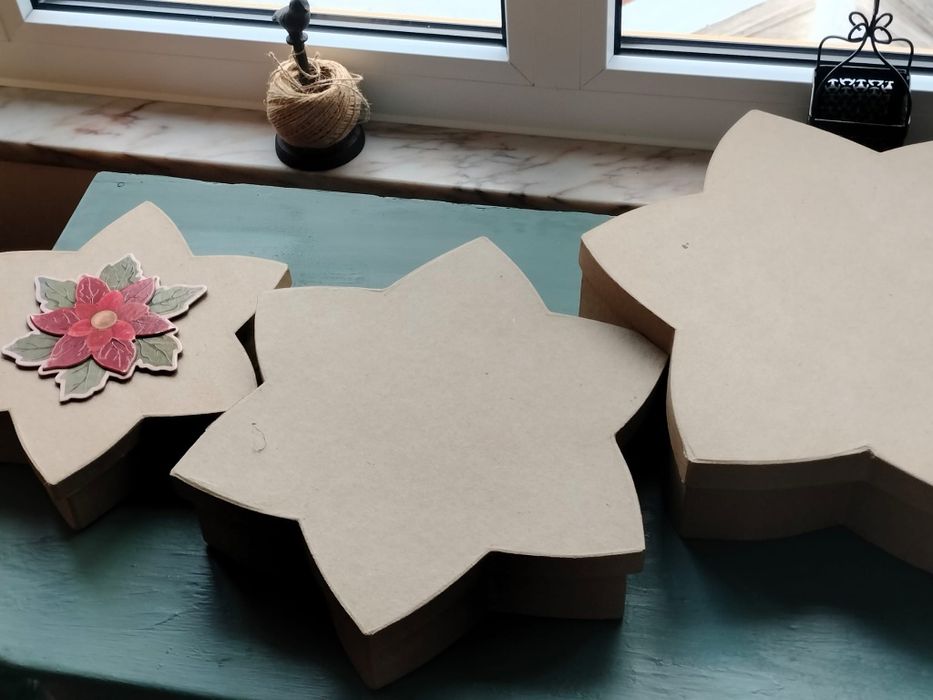 Caixas em estrela,3  peças originais