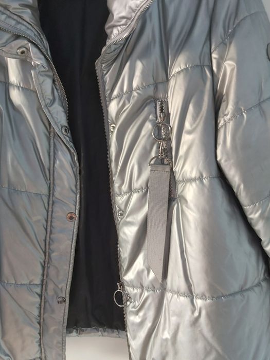 Kurtka  damska srebrna monnari