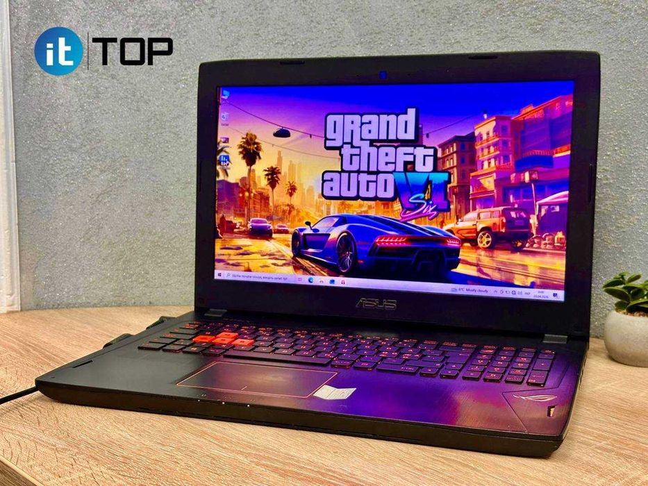 Ігровий Asus Rog Strix 15.6 FHD/i7-7700HQ/16Gb/1Tb+256 SSD/GTX 1060 6Гб GDDR5/GL502VMK/Ноутбук/Нова АКБ/Intel Core/Металевий/Гарантія 3Міс/8 Потоків