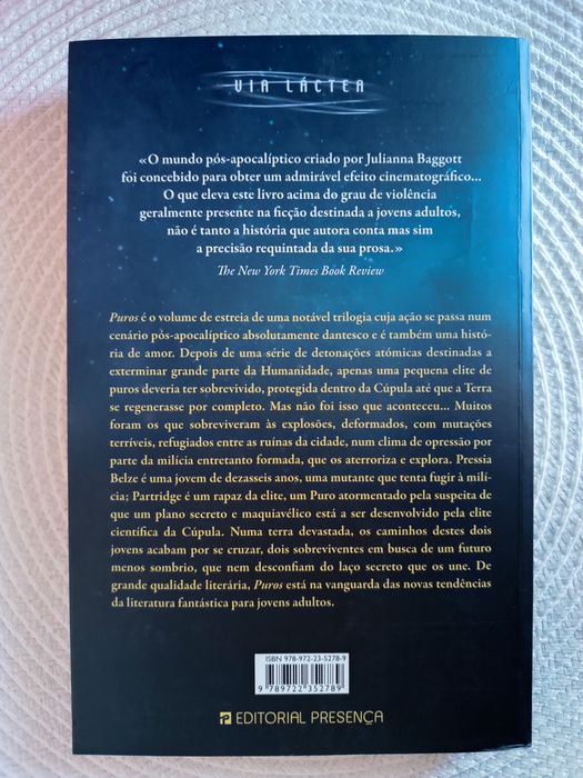 Livro "Puros" de Julianna Baggott