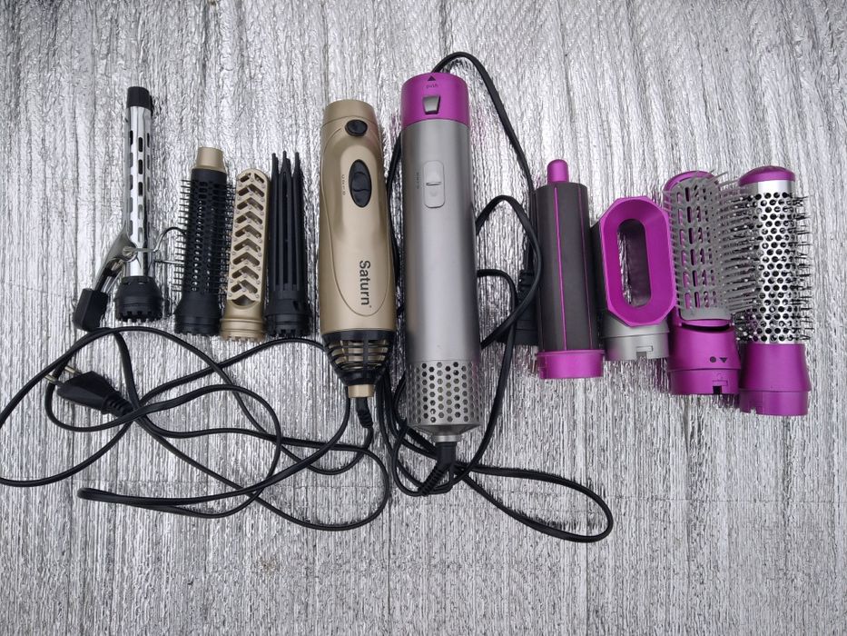 Фен с насадками расчёски плойки