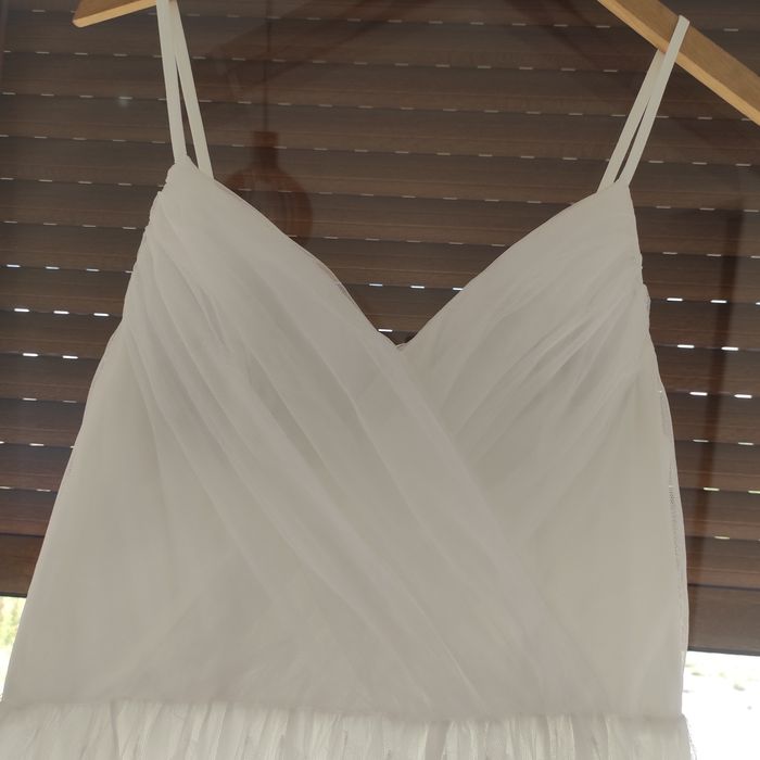 Suknia ślubna z tiulem