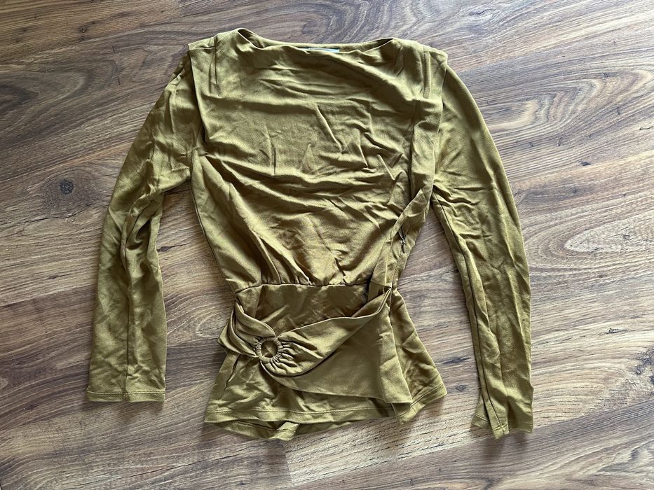 Brązowa tunika z paskiem