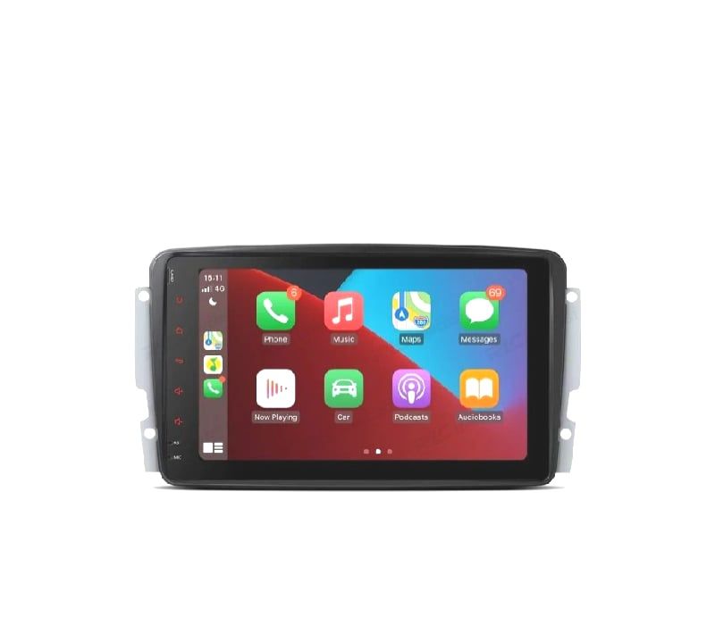 AUTO RÁDIO GPS ANDROID 13 PARA MERCEDES W168 C W203 CLK W209 G W463 VITO VIANO W639