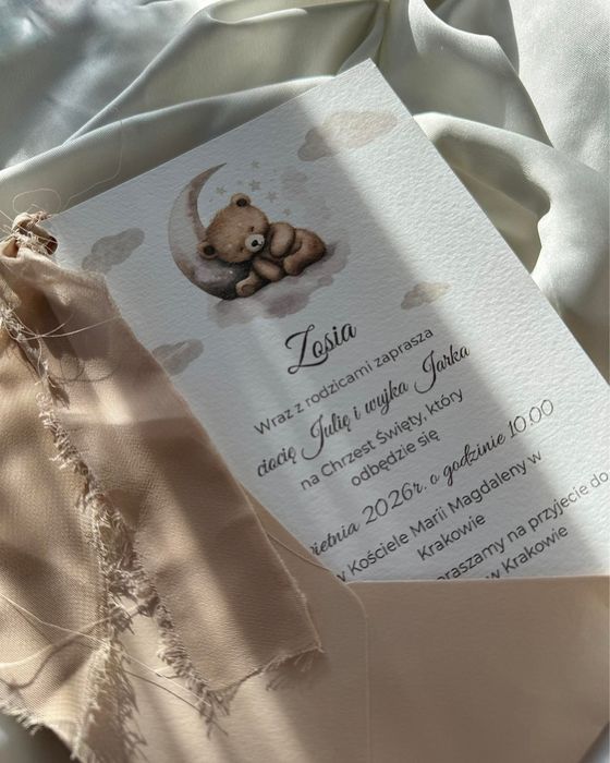 Zaproszenia na chrzciny