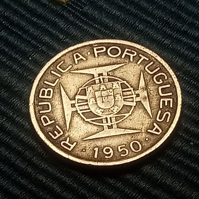 moeda mocambique 2.50 ano 1950