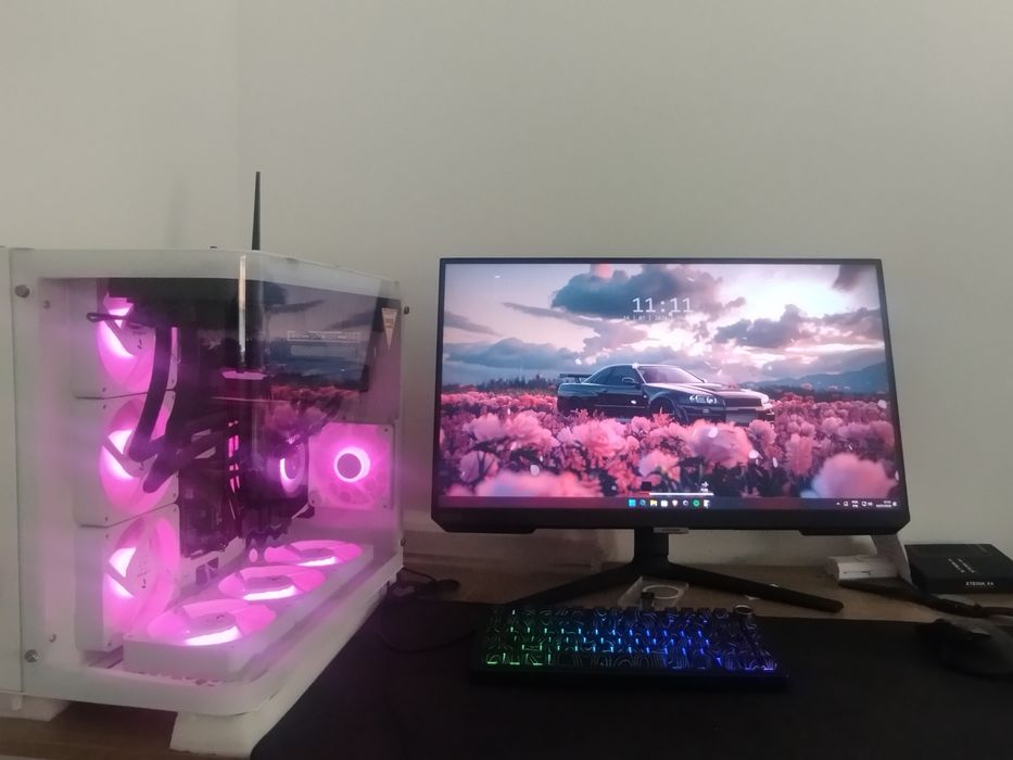 Computador gamer rtx 4070 super+ ryzen 7 7800x3d + monitor odyssey g5