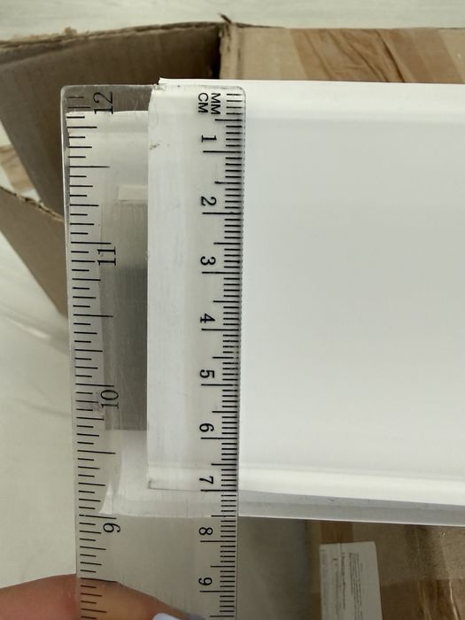 Плинтус King Floor 70 белый 20,8x70x2500 мм