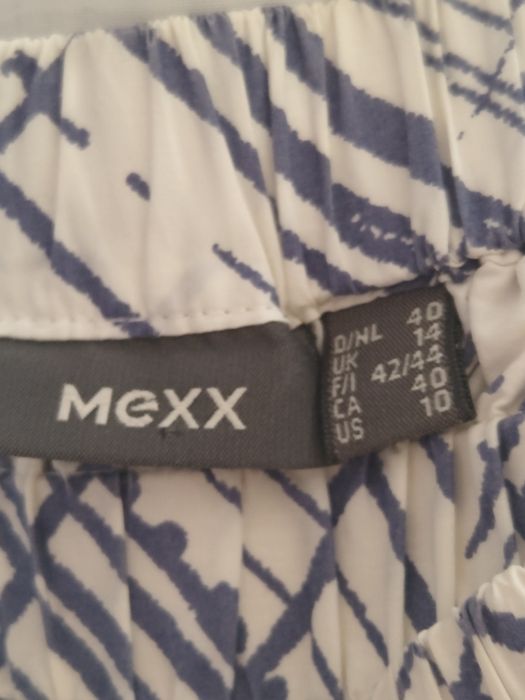 Spódnica Mexx bialo- niebieska 42