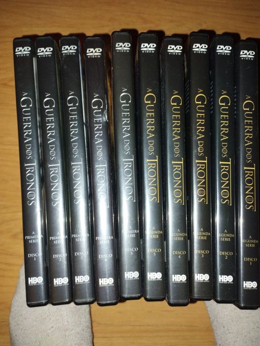 DVDs a A guerra dos tronos