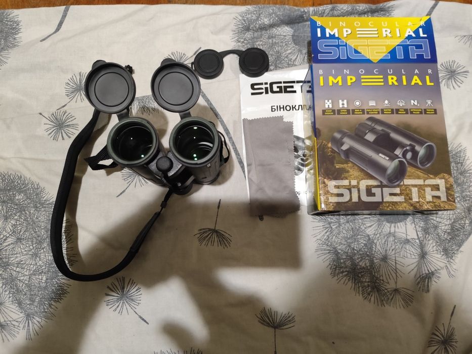 Бінокль SIGETA Imperial 8×42, стан відмінний, повний комплект